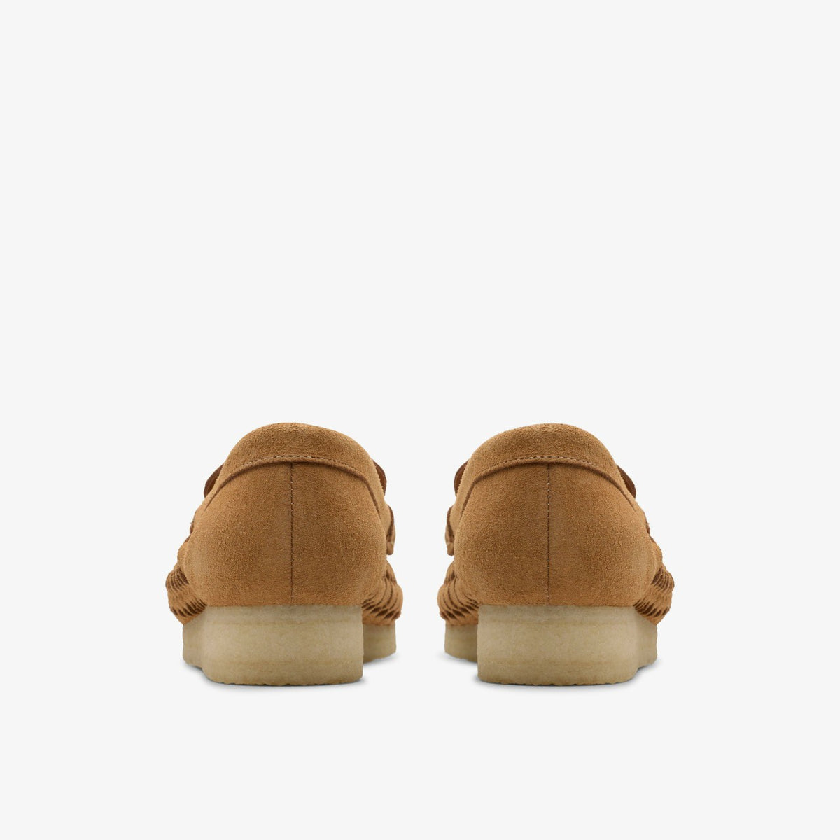 Wallabee Loafer Weave Tan Suede - Clarks Women