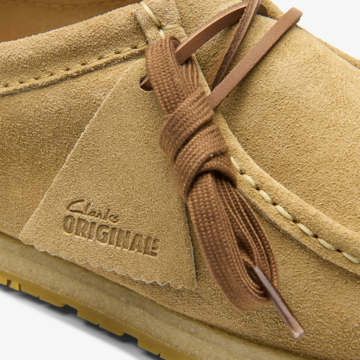 Godney Lace Dark Sand Suede - Clarks Men