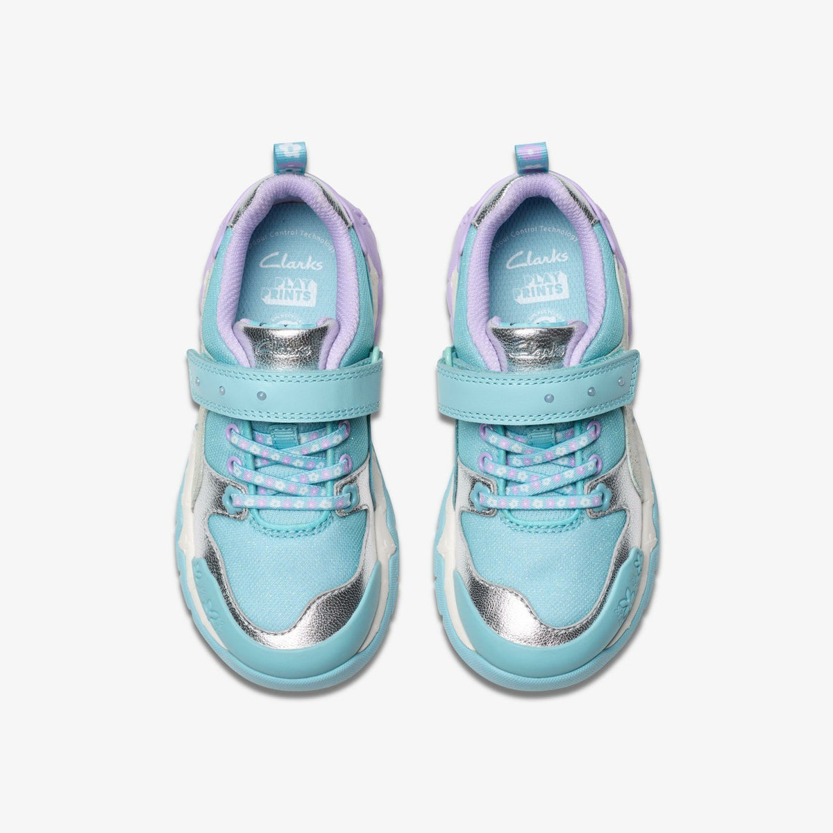 Tidal Shell Kid Light Blue Combination - Clarks Kids