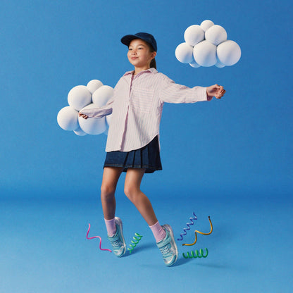 Tidal Shell Kid Light Blue Combination - Clarks Kids
