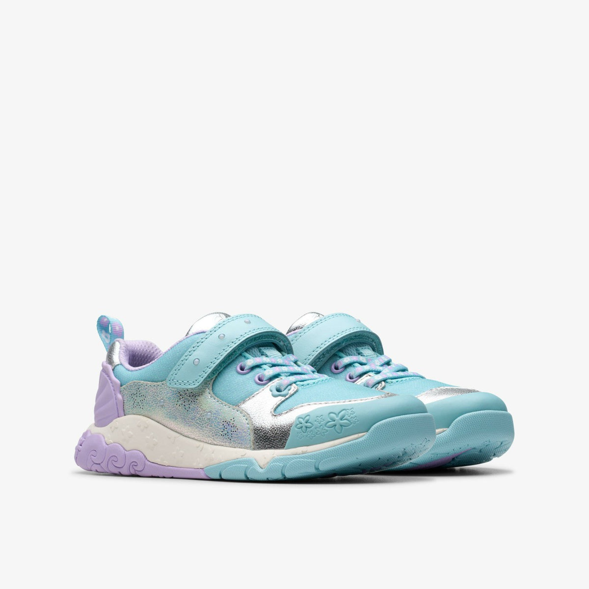 Tidal Shell Kid Light Blue Combination - Clarks Kids