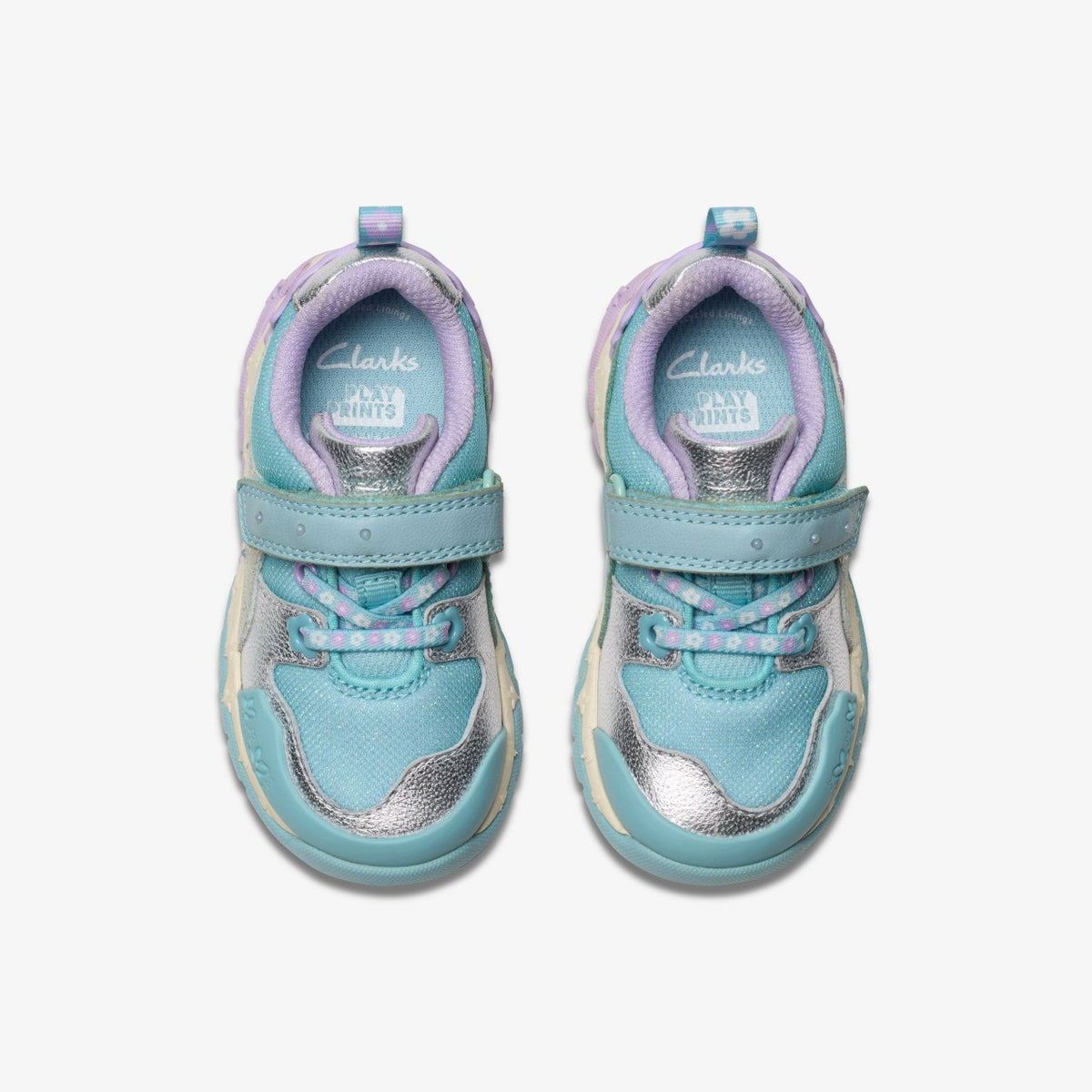 Tidal Shell Toddler Light Blue Combination - Clarks Kids