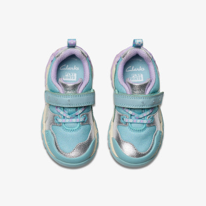 Tidal Shell Toddler Light Blue Combination - Clarks Kids