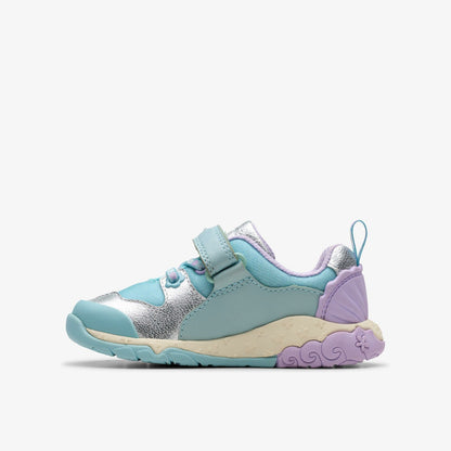 Tidal Shell Toddler Light Blue Combination - Clarks Kids