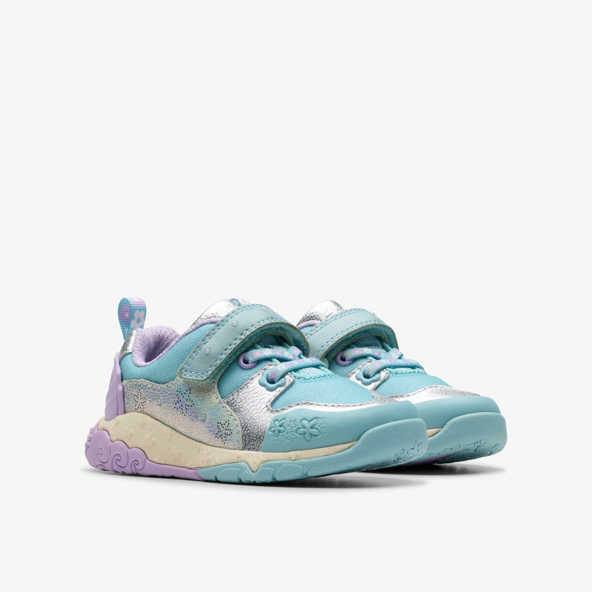 Tidal Shell Toddler Light Blue Combination - Clarks Kids