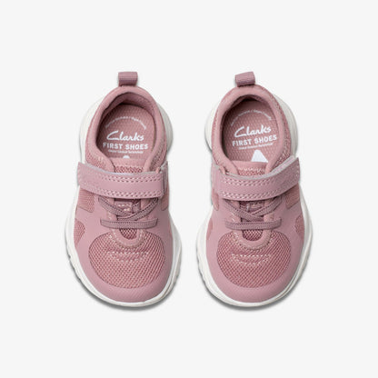 Feather Ath Toddler Dusty Pink - Clarks Kids