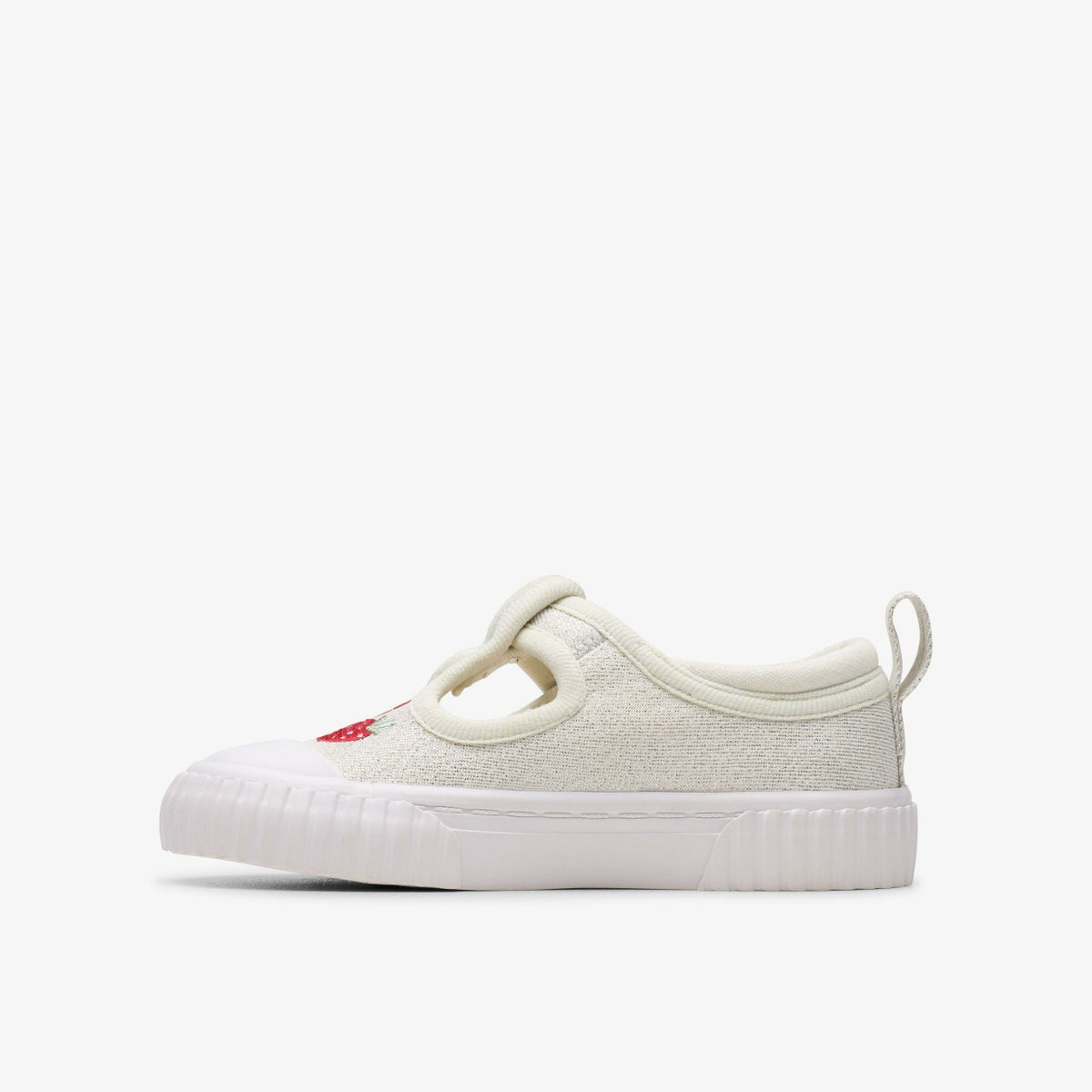 Foxing Berry Toddler Silver Fabric - Clarks Kids|Babies