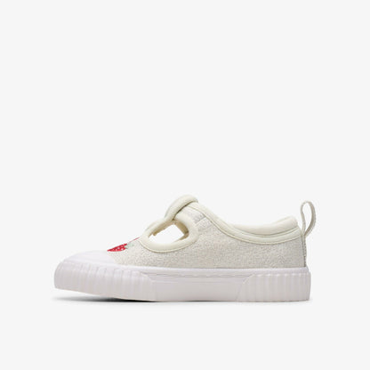 Foxing Berry Toddler Silver Fabric - Clarks Kids|Babies
