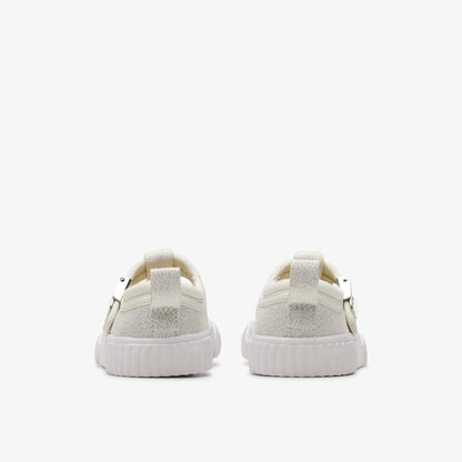 Foxing Berry Toddler Silver Fabric - Clarks Kids|Babies