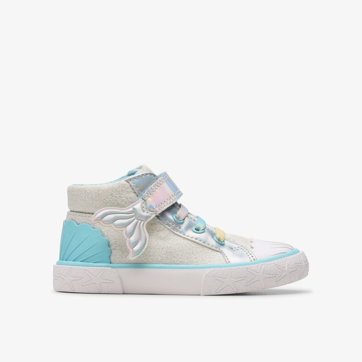 Foxing Wish Hi Toddler Silver Fabric - Clarks Kids