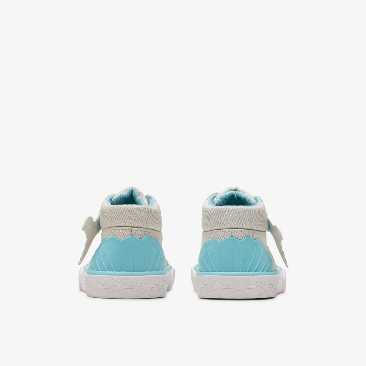 Foxing Wish Hi Toddler Silver Fabric - Clarks Kids