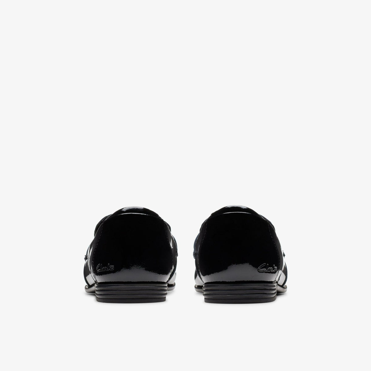 Finja Bright Older Black Patent - Clarks Kids