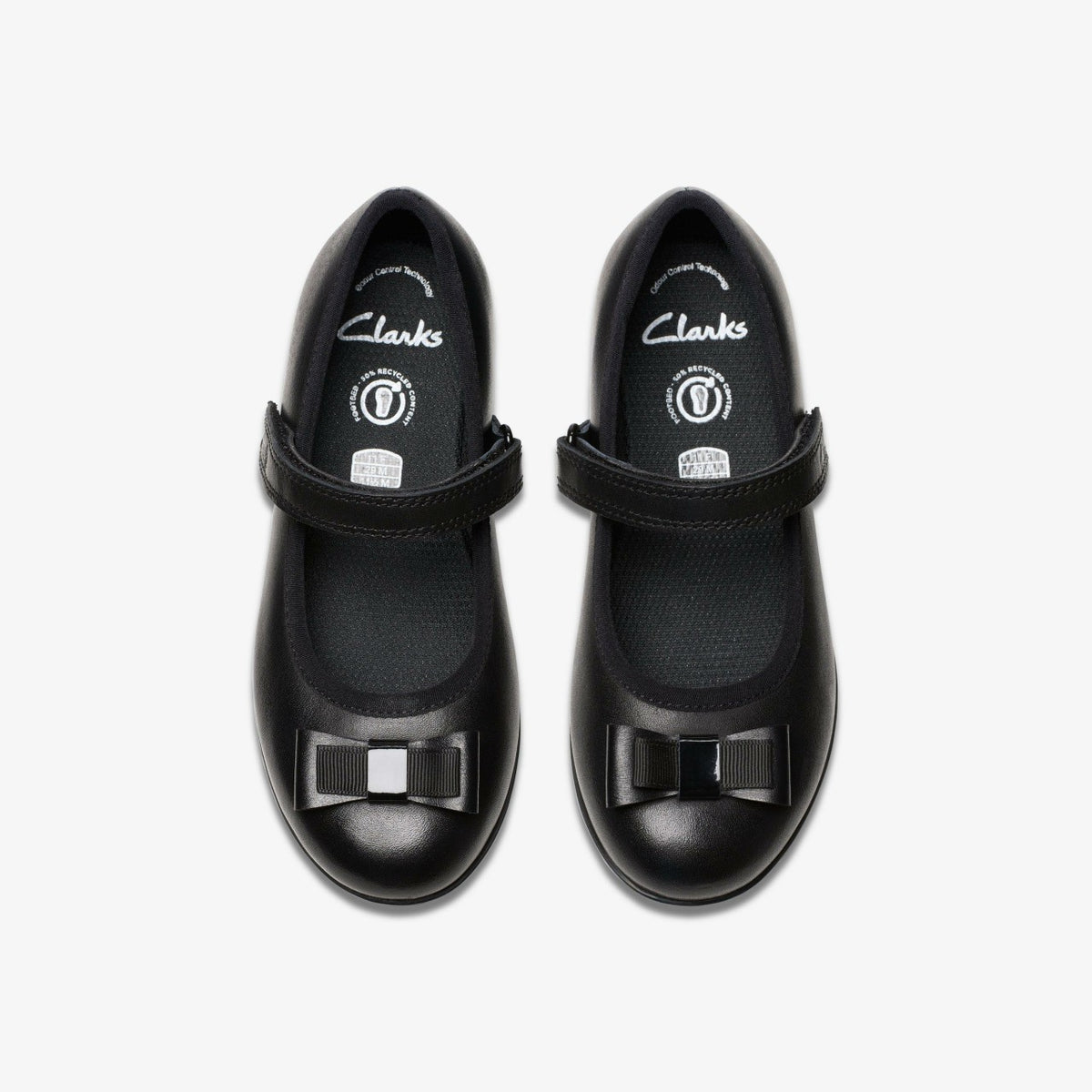 Finja Tap Kid Black Leather - Clarks Kids