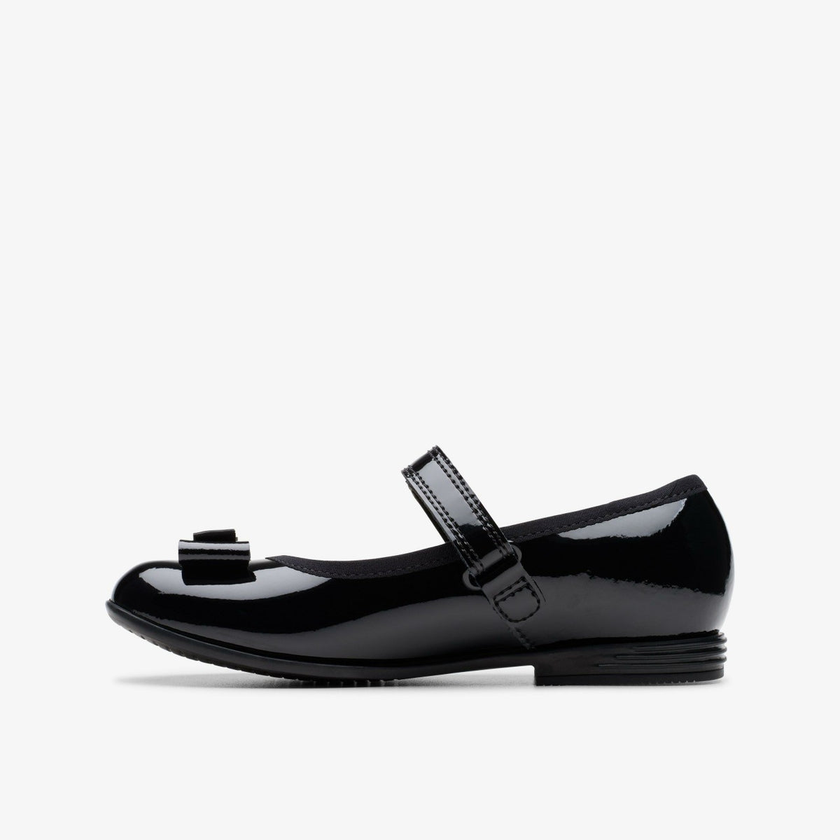 Finja Tap Kid Black Patent - Clarks Kids