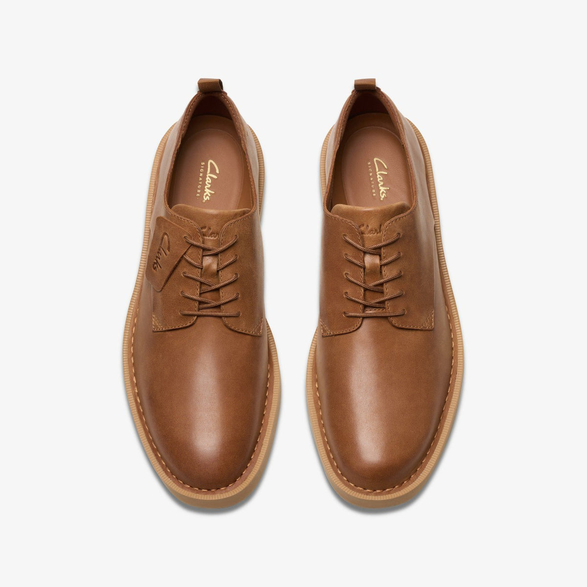 Martock Lace Tan Leather - Clarks Men