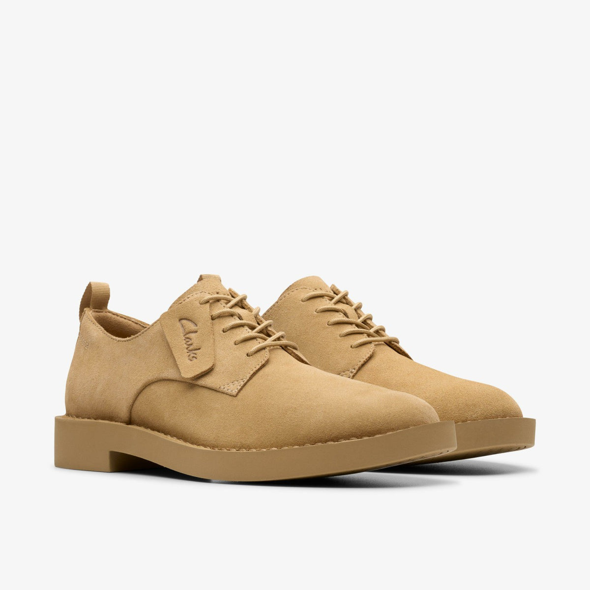 Martock Lace Dark Sand Suede - Clarks Men