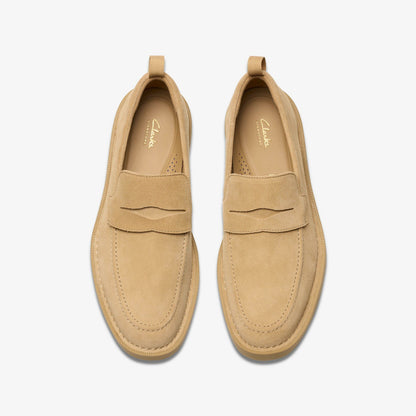 Martock Lo Dark Sand Suede - Clarks Men