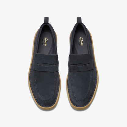 Martock Lo Navy Suede - Clarks Men