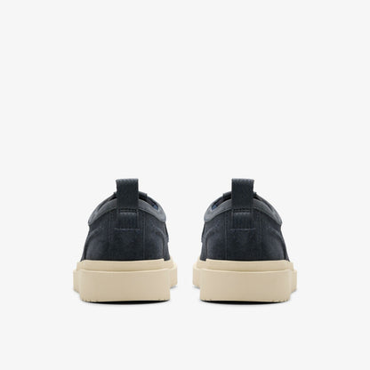 Polden Moc Navy Suede - Clarks Men