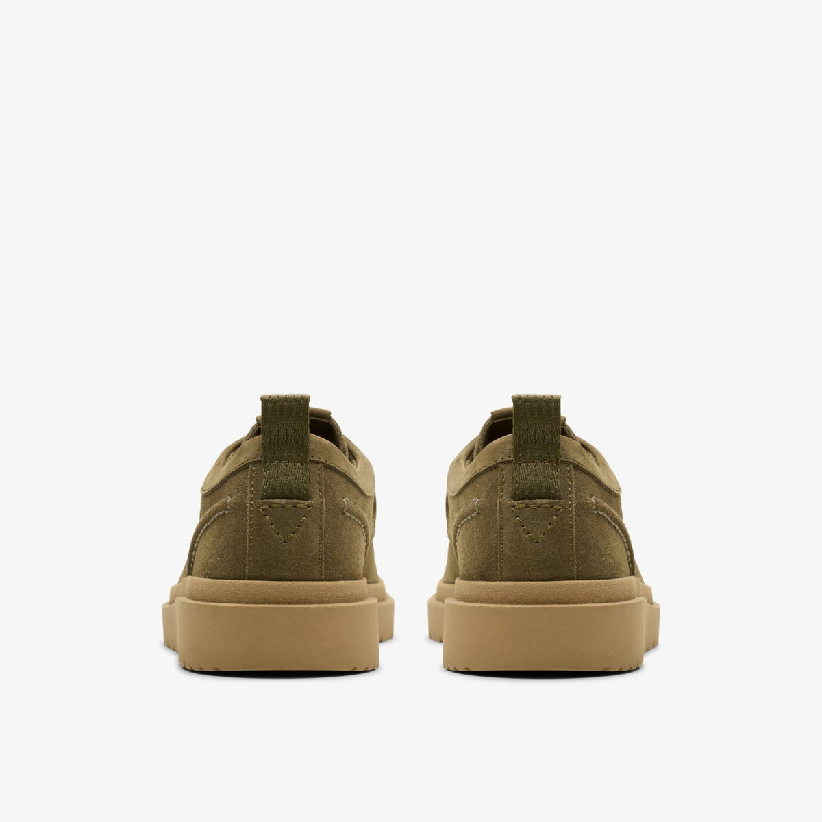 Polden Moc Olive Suede - Clarks Men