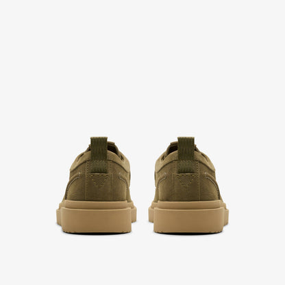 Polden Moc Olive Suede - Clarks Men