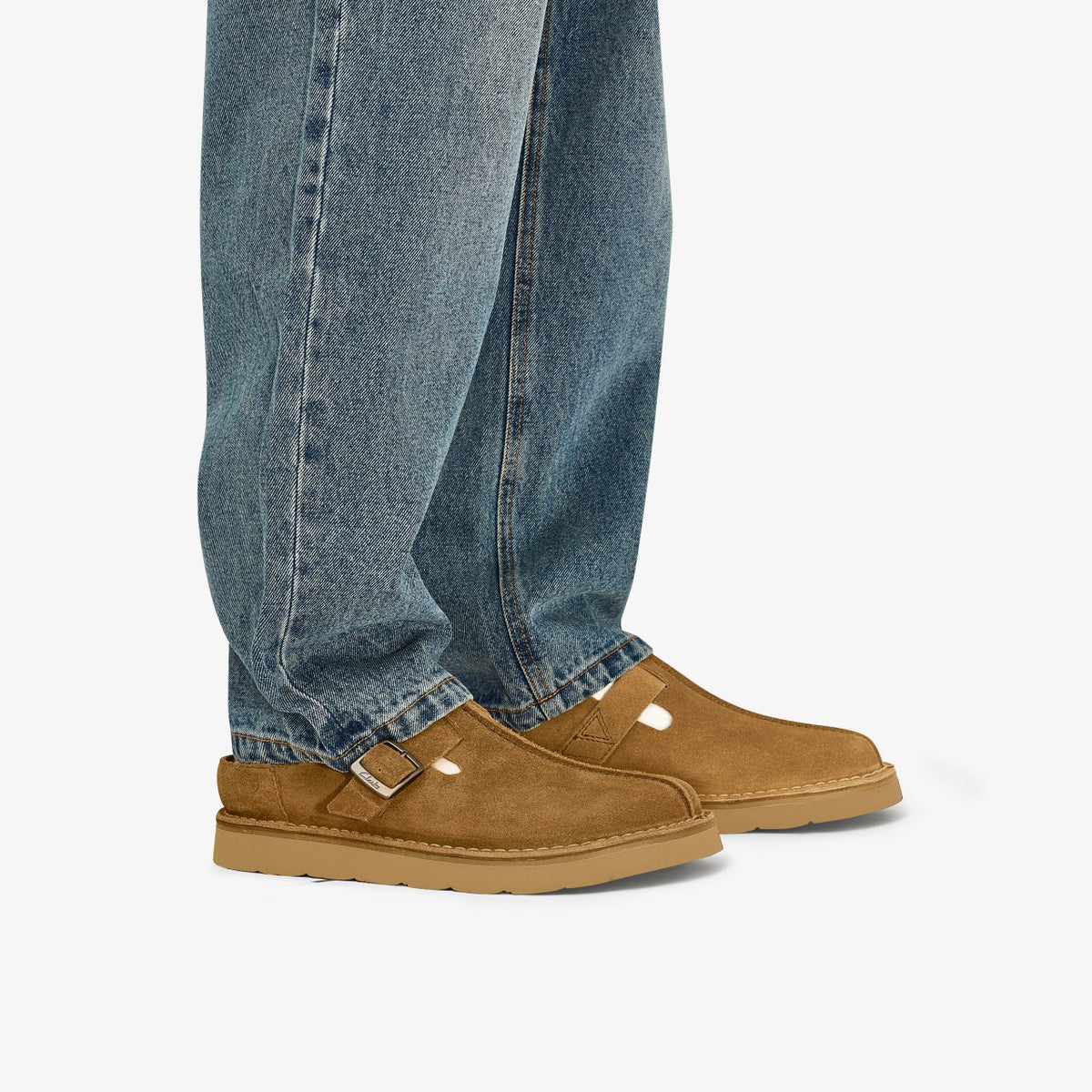 Solsbury Mule Cola Suede - Clarks Men