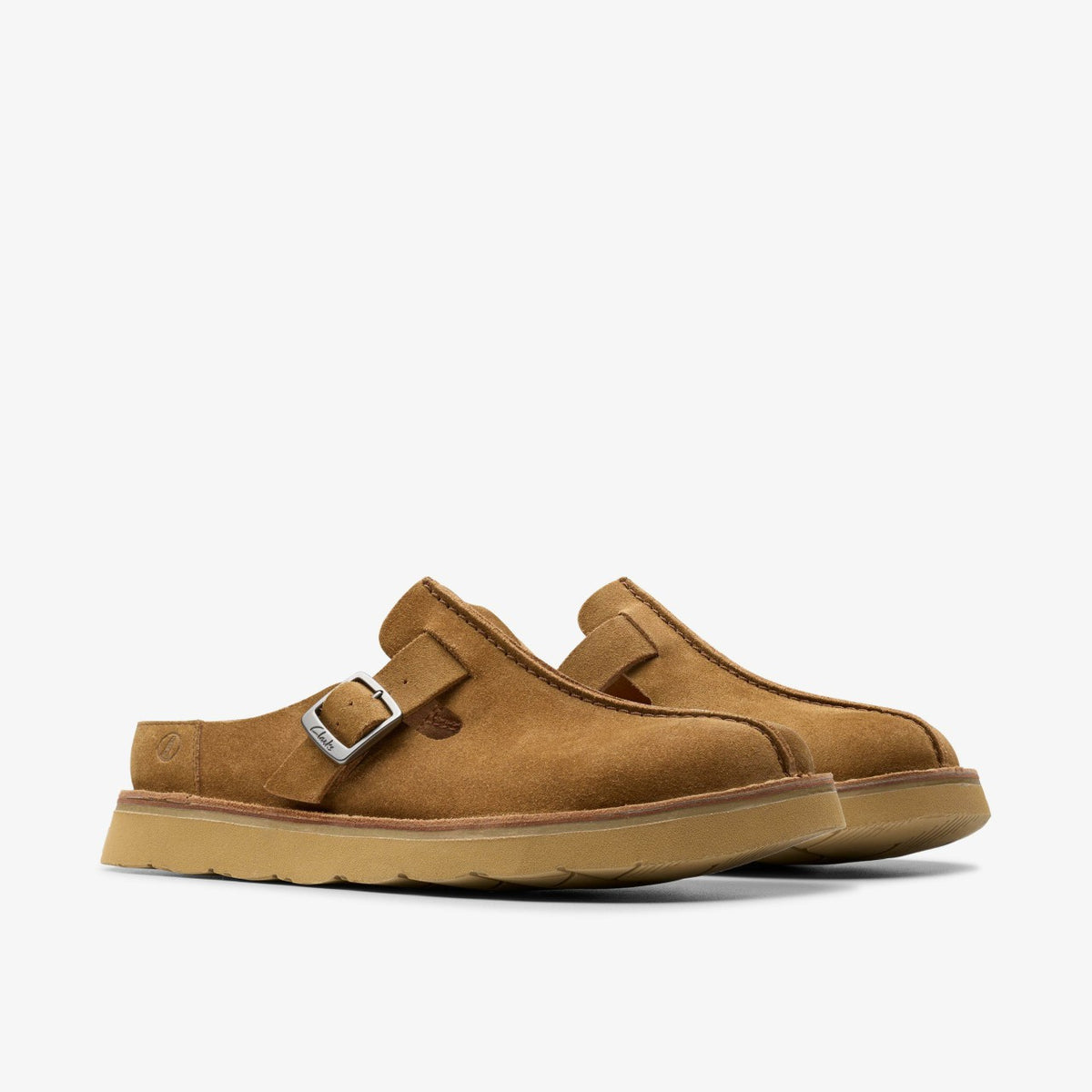 Solsbury Mule Cola Suede - Clarks Men
