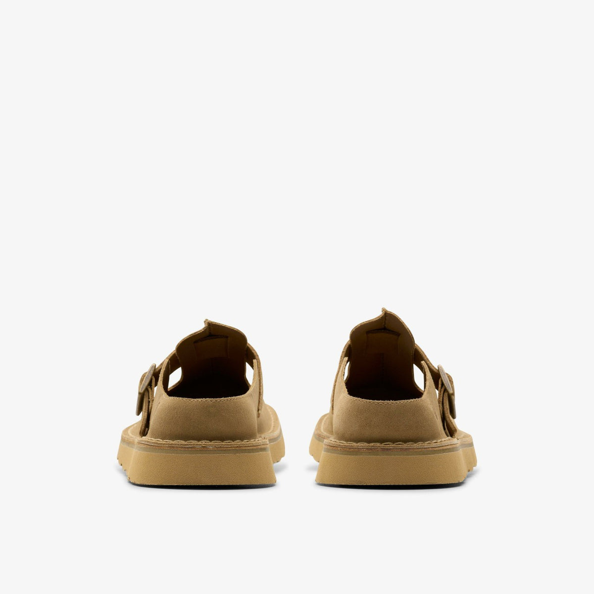 Solsbury Mule Dark Sand Suede - Clarks Men