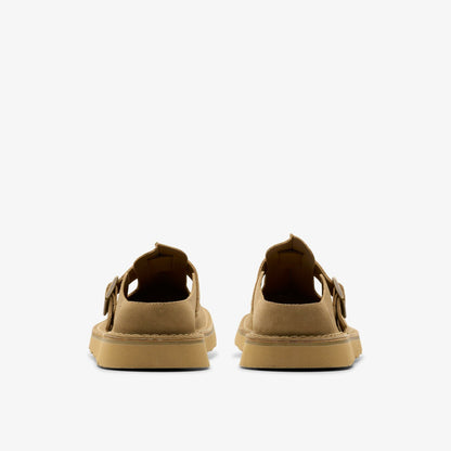 Solsbury Mule Dark Sand Suede - Clarks Men