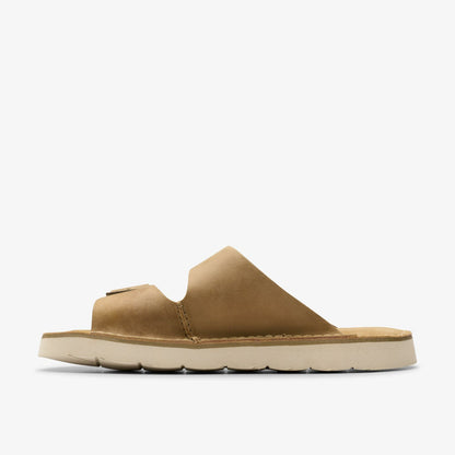 Solsbury Strap Dark Sand Leather - Clarks Men