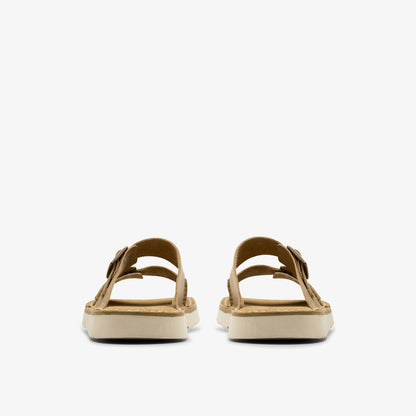 Solsbury Strap Dark Sand Leather - Clarks Men