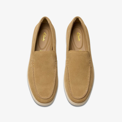 Torford Easy Dark Sand Suede - Clarks Men