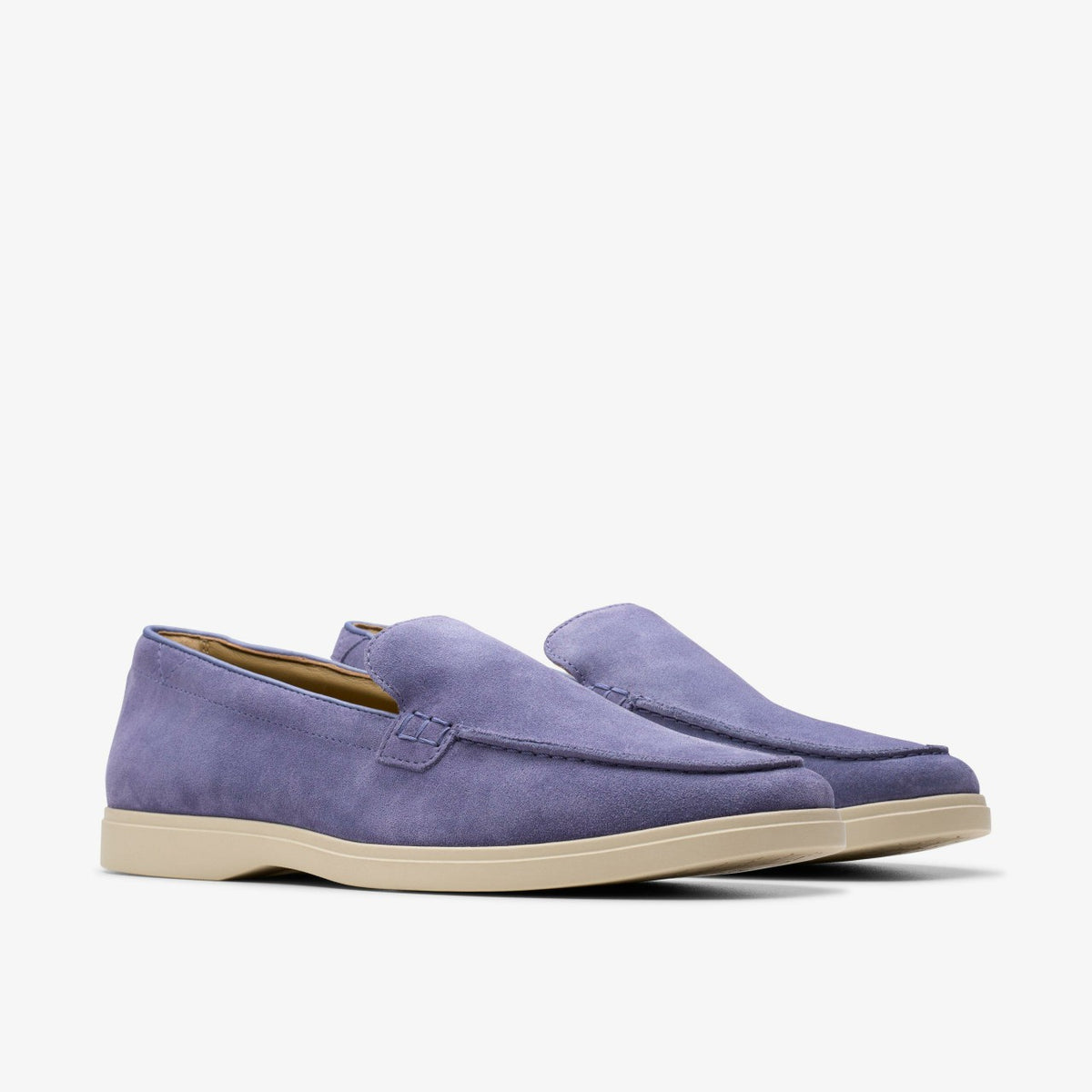 Torford Easy Dusk Blue Suede - Clarks Men