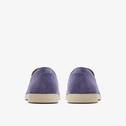 Torford Easy Dusk Blue Suede - Clarks Men