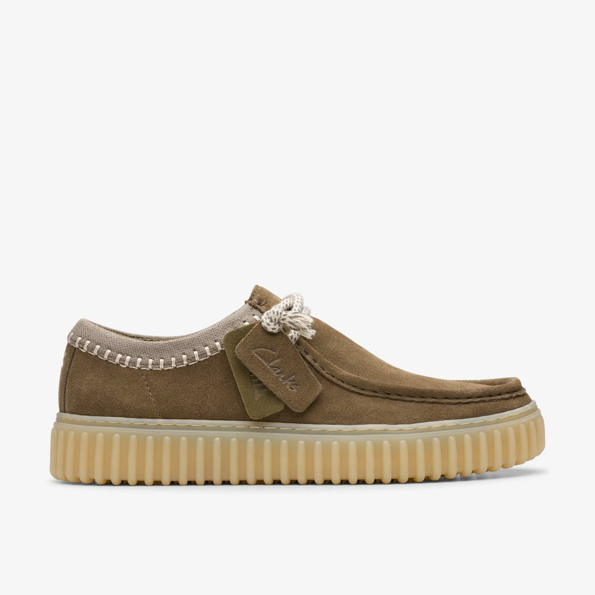 Torhill Lo Dark Olive Combination - Clarks Men