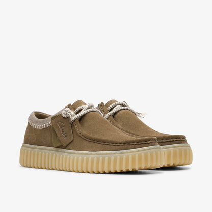 Torhill Lo Dark Olive Combination - Clarks Men