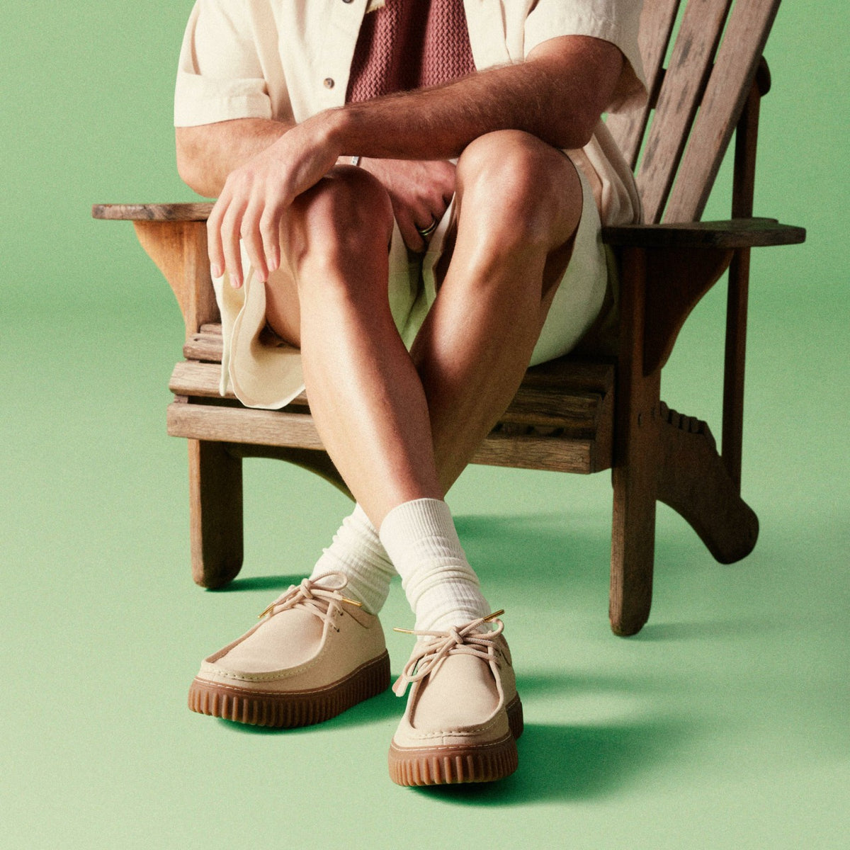 Torhill Lo Ecru Suede - Clarks Men