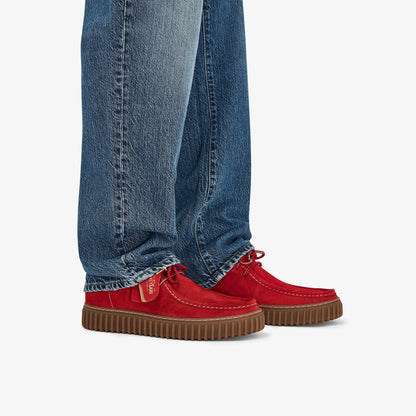 Torhill Lo Red Suede - Clarks Men