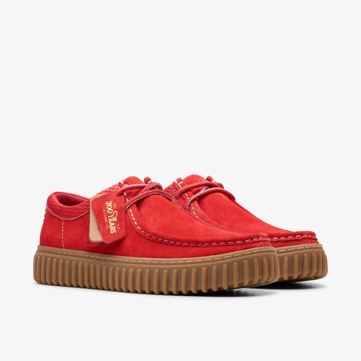 Torhill Lo Red Suede - Clarks Men