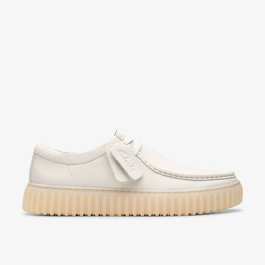 Torhill Lo White Leather - Clarks Men