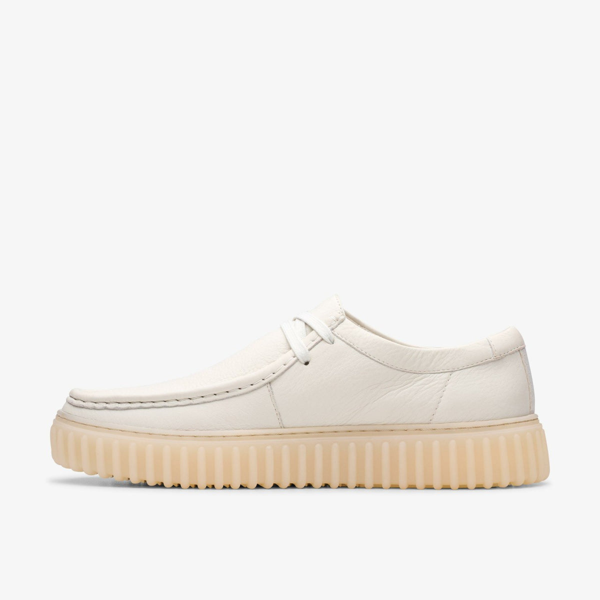 Torhill Lo White Leather - Clarks Men