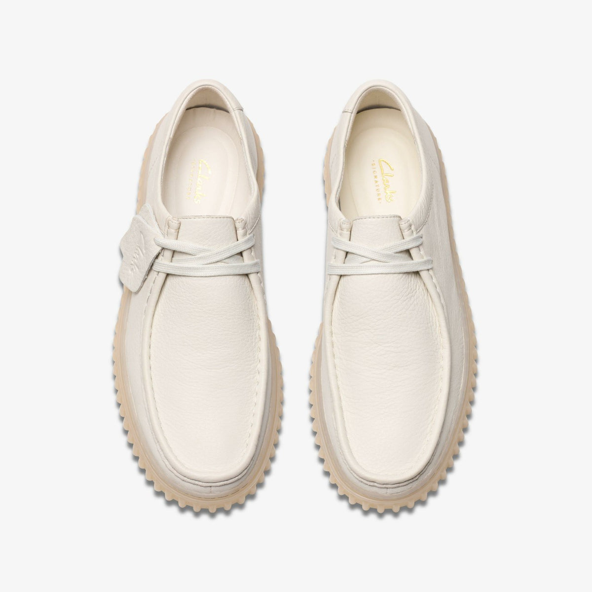 Torhill Lo White Leather - Clarks Men