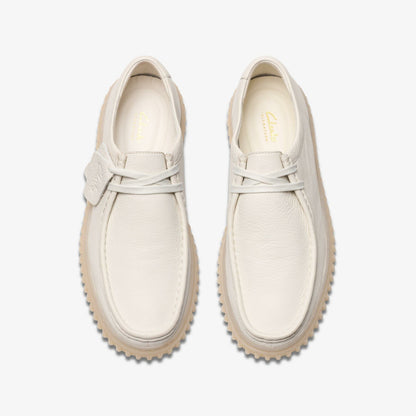 Torhill Lo White Leather - Clarks Men