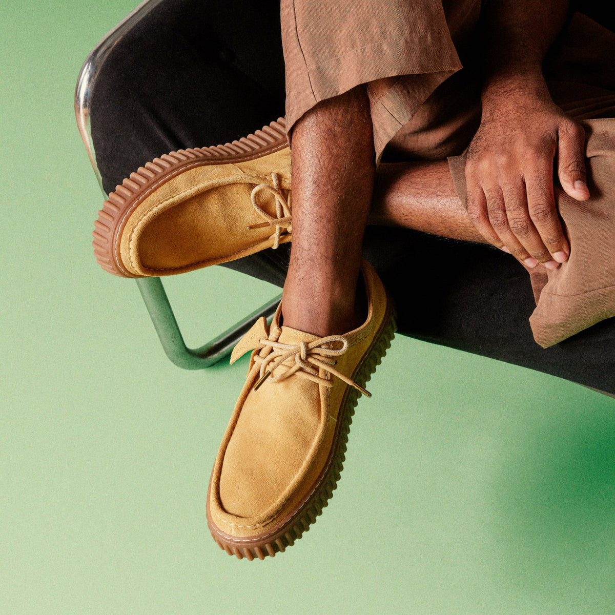 Torhill Lo Golden Tan Suede - Clarks Men