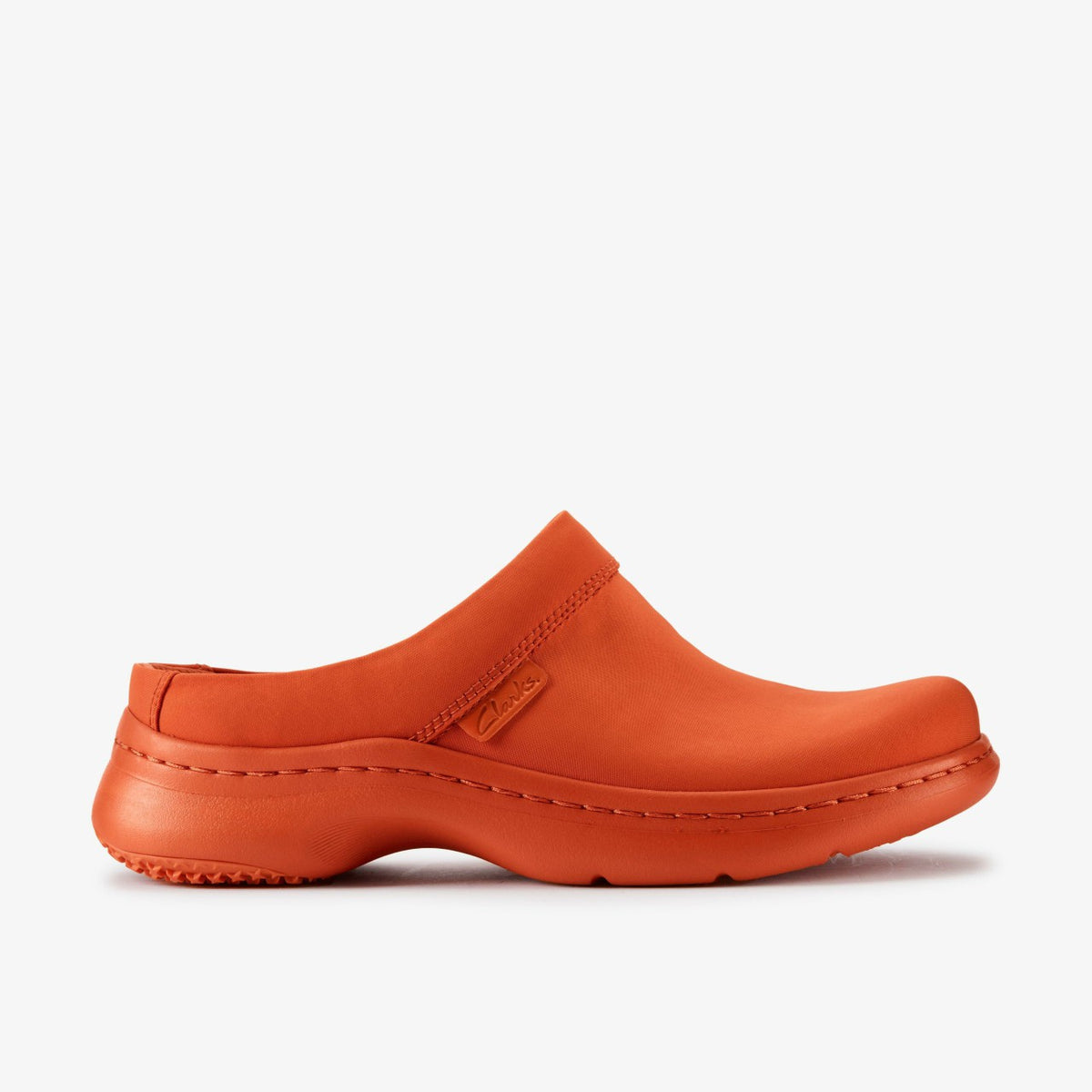 Martine Rose Clog 2 Womens Orange Textile - Clarks Women