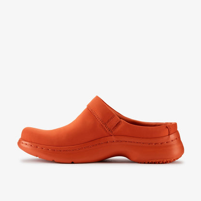 Martine Rose Clog 2 Womens Orange Textile - Clarks Women