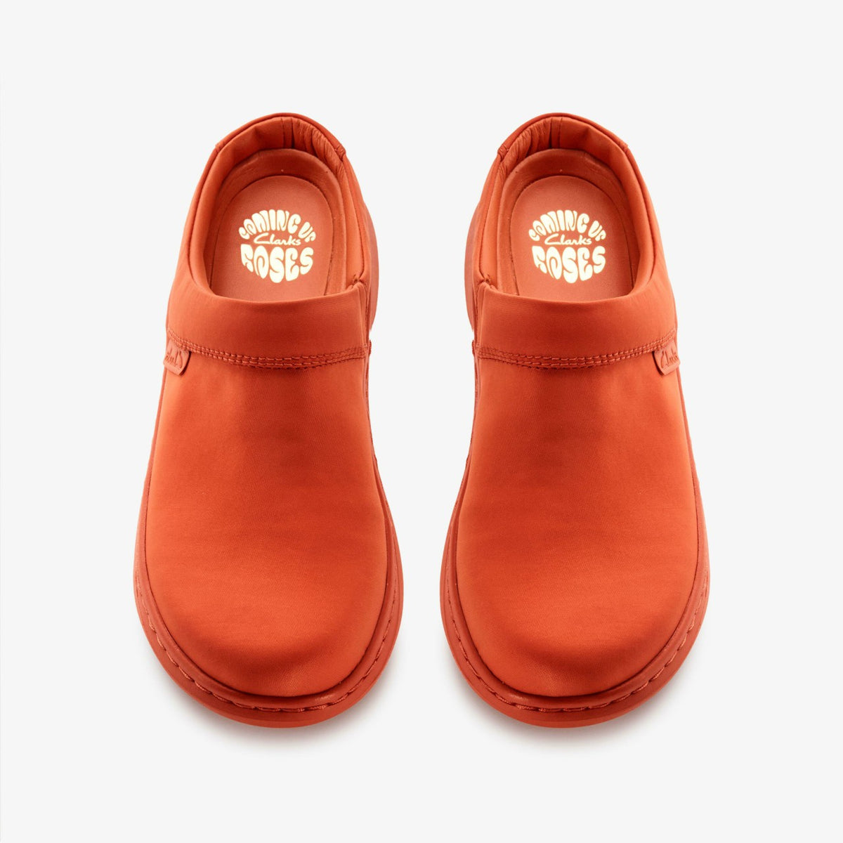 Martine Rose Clog 2 Womens Orange Textile - Clarks Women