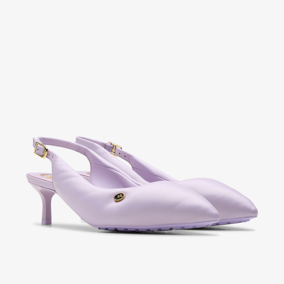Martine Rose Sling 1 Womens Lilac Leather - Clarks Women