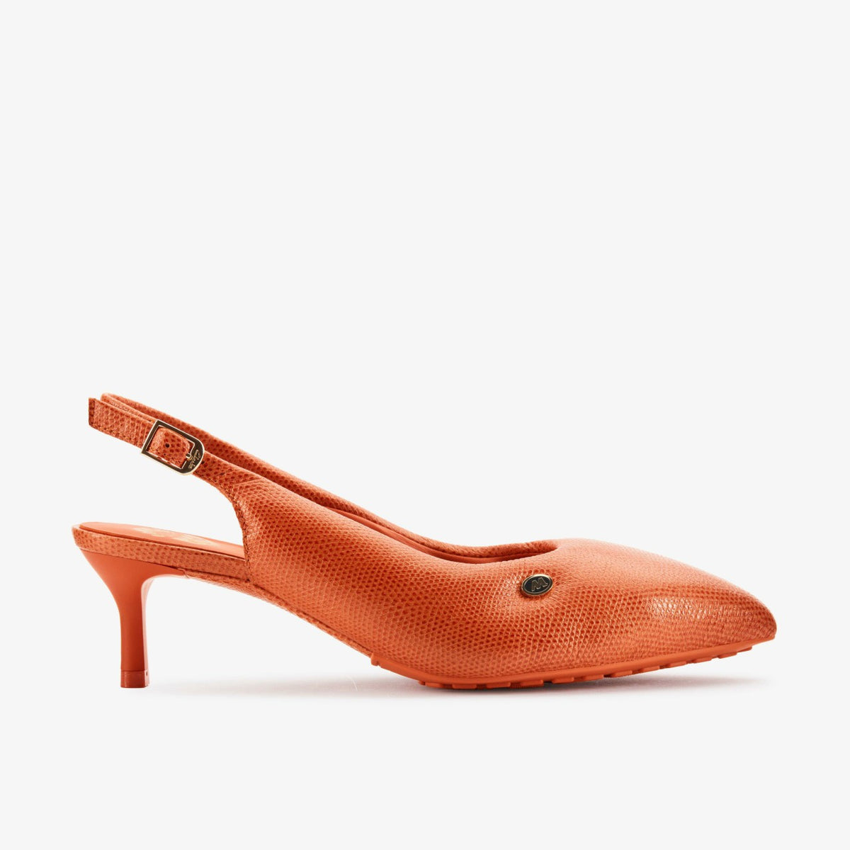 Martine Rose Sling 1 Womens Orange Interest Leather - Clarks Women