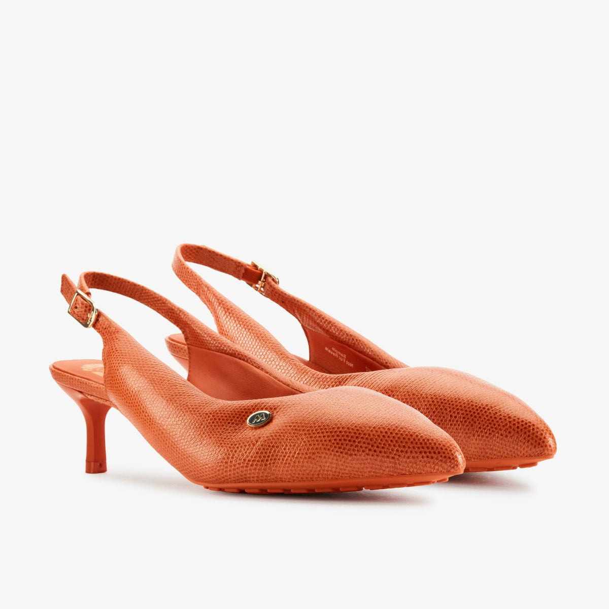 Martine Rose Sling 1 Womens Orange Interest Leather - Clarks Women